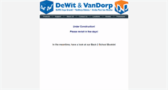 Desktop Screenshot of dewitvandorp.com